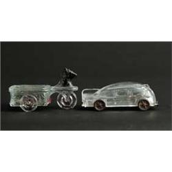 LOT OF 2 VEHICLE CANDY CONTAINERS