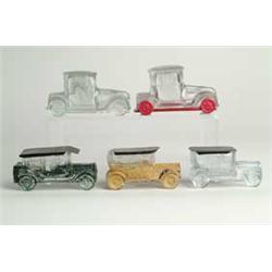 LOT OF 5 MISC. CAR CANDY CONTAINERS