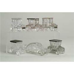 LOT OF 6 MISC. CAR CANDY CONTAINERS