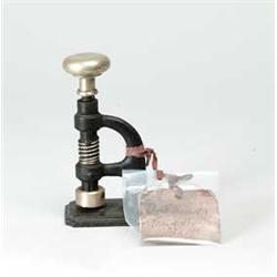 PATENT MODEL: JOSEPH H. BERRET, IMPROVEMENTS IN HAND-STAMPS