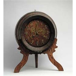 BLATZ BREWING COMPANY OAK CLOCK