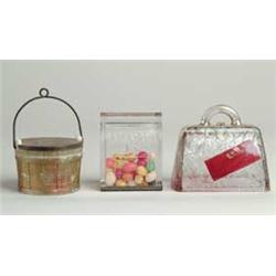 LOT OF 3 MISC. CANDY CONTAINERS