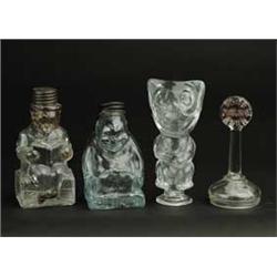 LOT OF 4 CANDY CONTAINERS