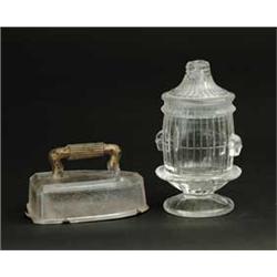 LOT OF 2 HOUSEHOLD CANDY CONTAINERS