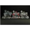 Image 1 : LOT OF 6 FIRE ENGINE CANDY CONTAINERS