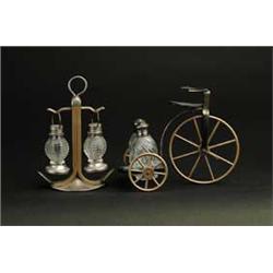 LOT OF 2 LANTERN CANDY CONTAINERS