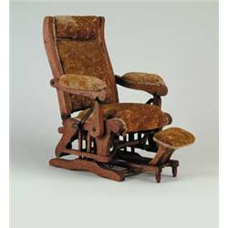 SALESMAN SAMPLE RECLINING GLIDER/ROCKER