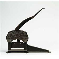 C.I. TOBACCO PLUG CUTTER