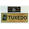 Image 1 : LOT OF 2 TOBACCO TIN SIGNS