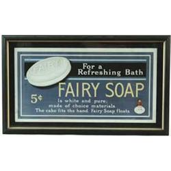 FAIRY SOAP TROLLEY CARD SIGN