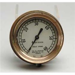 BRASS STEAM GAUGE