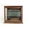 Image 1 : DISPLAY CASE WITH MISC. ADV. ITEMS.  SIZE:  Case measures 15-1/2” w x 13-1/2” t x 8” d.  .  CONDITIO