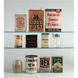 BOX LOT OF TINS AND BOXES