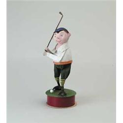 GERMAN GOLFER CANDY CONTAINER