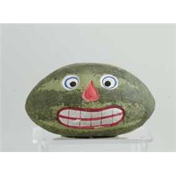 A GREAT WATERMELON/HALLOWEEN CANDY CONTAINER