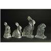 Image 1 : LOT OF 4 RABBIT CANDY CONTAINERS