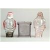 Image 1 : LOT OF 3 SANTA CANDY CONTAINERS