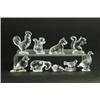 Image 1 : LOT OF SOLID GLASS ANIMALS