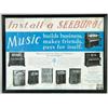 Image 1 : SEEBURG PIANO ADVERTISING SIGN
