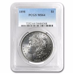 1898 Morgan Dollar MS-64 PCGS