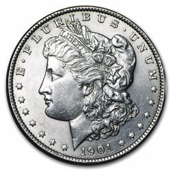 1901 Morgan Dollar BU