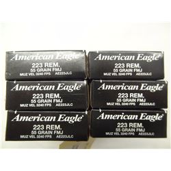 120 Rnds American Eagle 5.56 55gr FMJ
