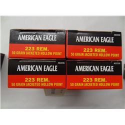 80 Rnds American Eagle 223 Rem 50gr JHP