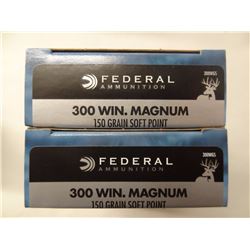 40 Rnds Federal 300 Win Mag 150gr SP