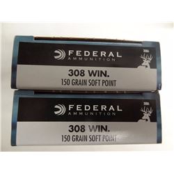 40 Rnds Federal 308 Win 150gr SP