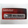 Image 1 : 20 Rnds Black Hills 308 Win Match 168gr BT HP
