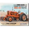 Image 1 : Allis-Chalmers Tractor Mod WD-45 Tin Sign