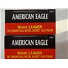 Image 1 : 100 Rnds American Eagle 9mm Luger 147gr FMJ FP
