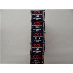 250 Rnds CCI  22 LR 40gr LRN