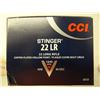 Image 1 : 500 Rnds CCI Stinger 22 LR 32gr JHP