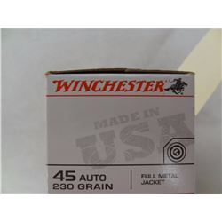 60 Rnds Winchester 45 ACP 230gr FMJ