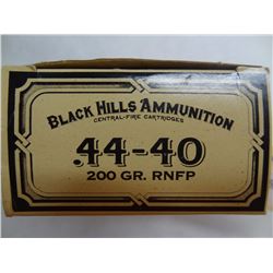 50 Rnds Black Hills 44-40 200gr RNFP