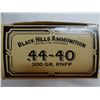 Image 1 : 50 Rnds Black Hills 44-40 200gr RNFP