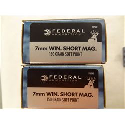 40 Rnds Federal 7mm WIN SHT MAG 150gr SP