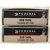 Image 1 : 40 Rnds Federal 308 WIN 150gr SP