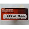 Image 1 : 20 Rnds Black Hills 308 WIN MATCH 168gr BTHP