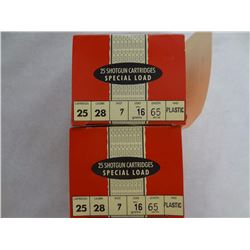 50 Rnds Gamebore 28cal 16 load, 7 shot