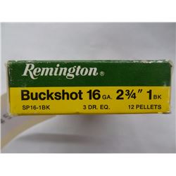 1 BOX REMINGTON 12GA #1 BUCKSHOT 2 3/4IN