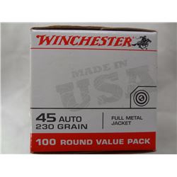 1 BOX WINCHESTER 45 AUTO 230GR FMJ