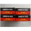 Image 1 : 4 BOXES AMERICAN EAGLE 40 S&W 180GR FMJ