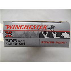1 BOX WINCHESTER 308 WIN 150GR PP