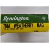 Image 1 : 1 BOX REMINGTON 7MM WEATHERBY MAG 175GR SP