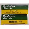 Image 1 : 2 BOXES REMINGTON 270 WIN 150GR CORE LOKT SP