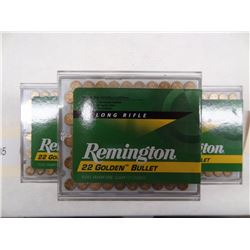 5 BOXES REMINGTON 22LR 40GR GOLDEN BULLET FMJ