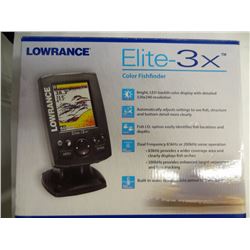 Lowrance Elite 3X Color Fishfinder