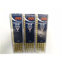 3 BOXES CCI 22LR 40GR LRN